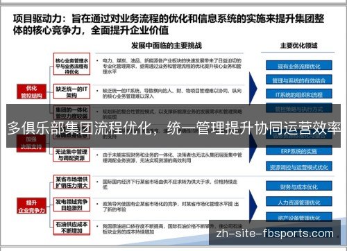 多俱乐部集团流程优化，统一管理提升协同运营效率